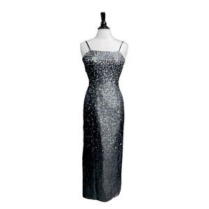 Modern Maids Collection Shimmer Spaghetti Strap Evening Gown Size 8